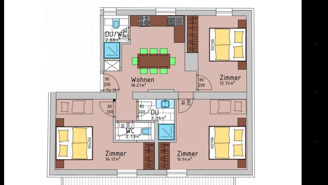Gaestehaus Huben Huben  Exteriör bild